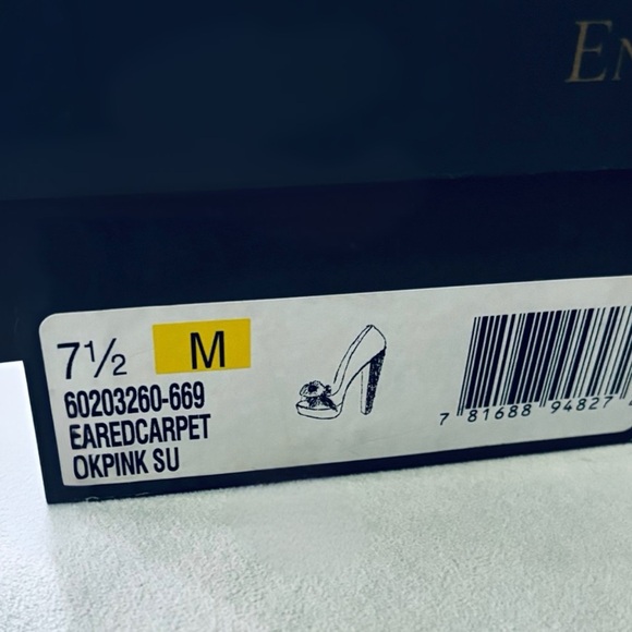 Enzo Angiolini Real Dark Pink Suede & Mink Fur heels. One of a kind Vintage - Picture 8 of 8